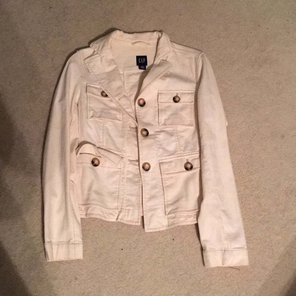 Beige Cargo Jacket